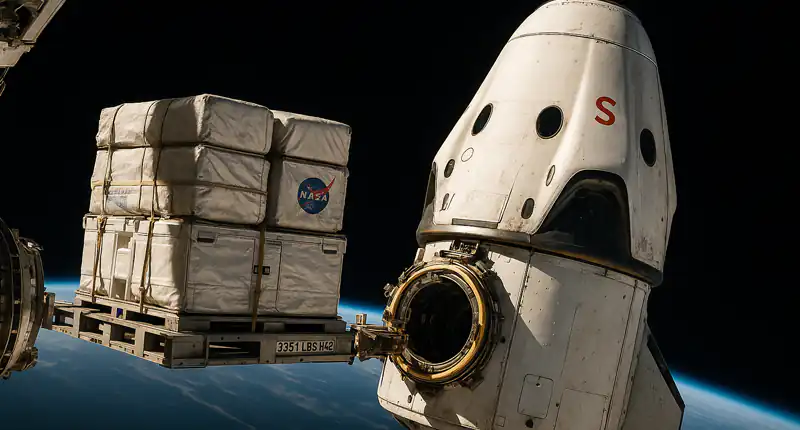 La Crew Dragon di SpaceX consegna nuovi rifornimenti e tecnologia avanzata alla Stazione Spaziale Internazionale