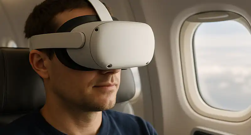 Meta Quest 3 sbarca sui voli Lufthansa apre la strada a intrattenimento VR in alta quota