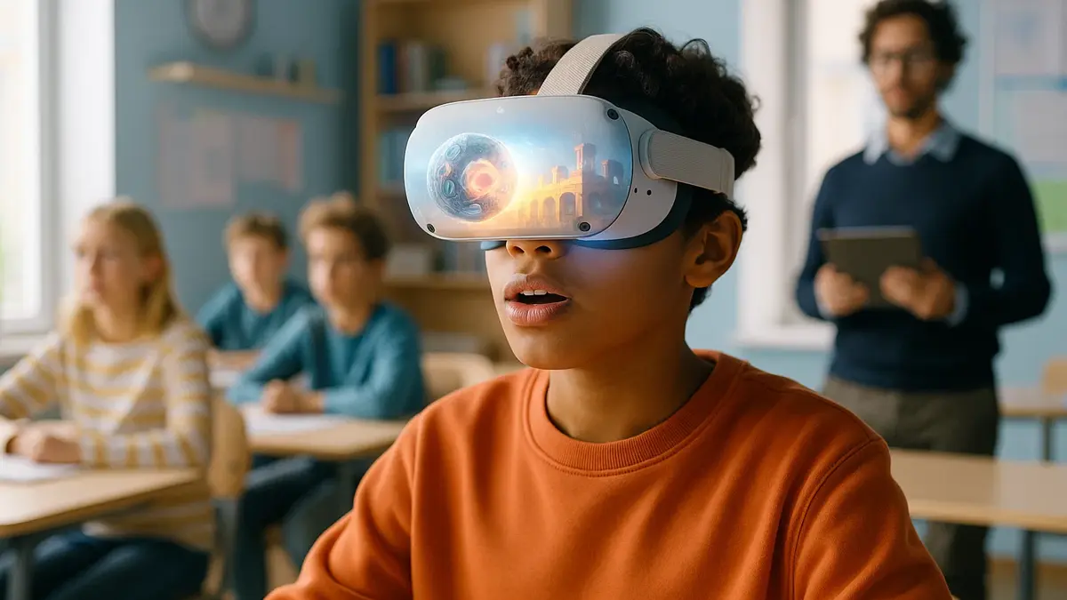 Visore di realtà virtuale in aula
